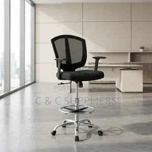 Modern Adjustable Midback Cashier Chair.