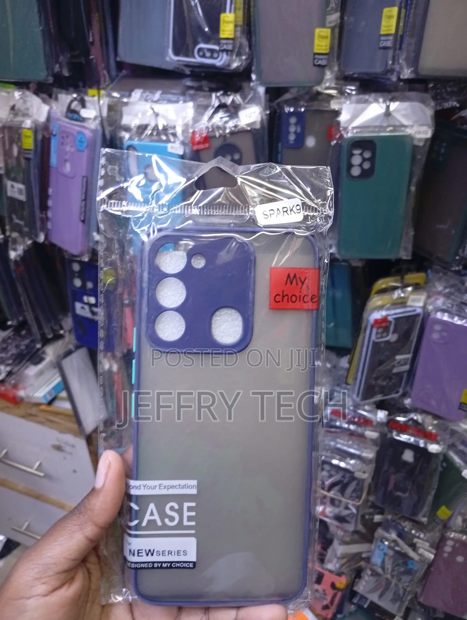 Matte Translucent Smoke Cover Designed for the Tecno Spark 9