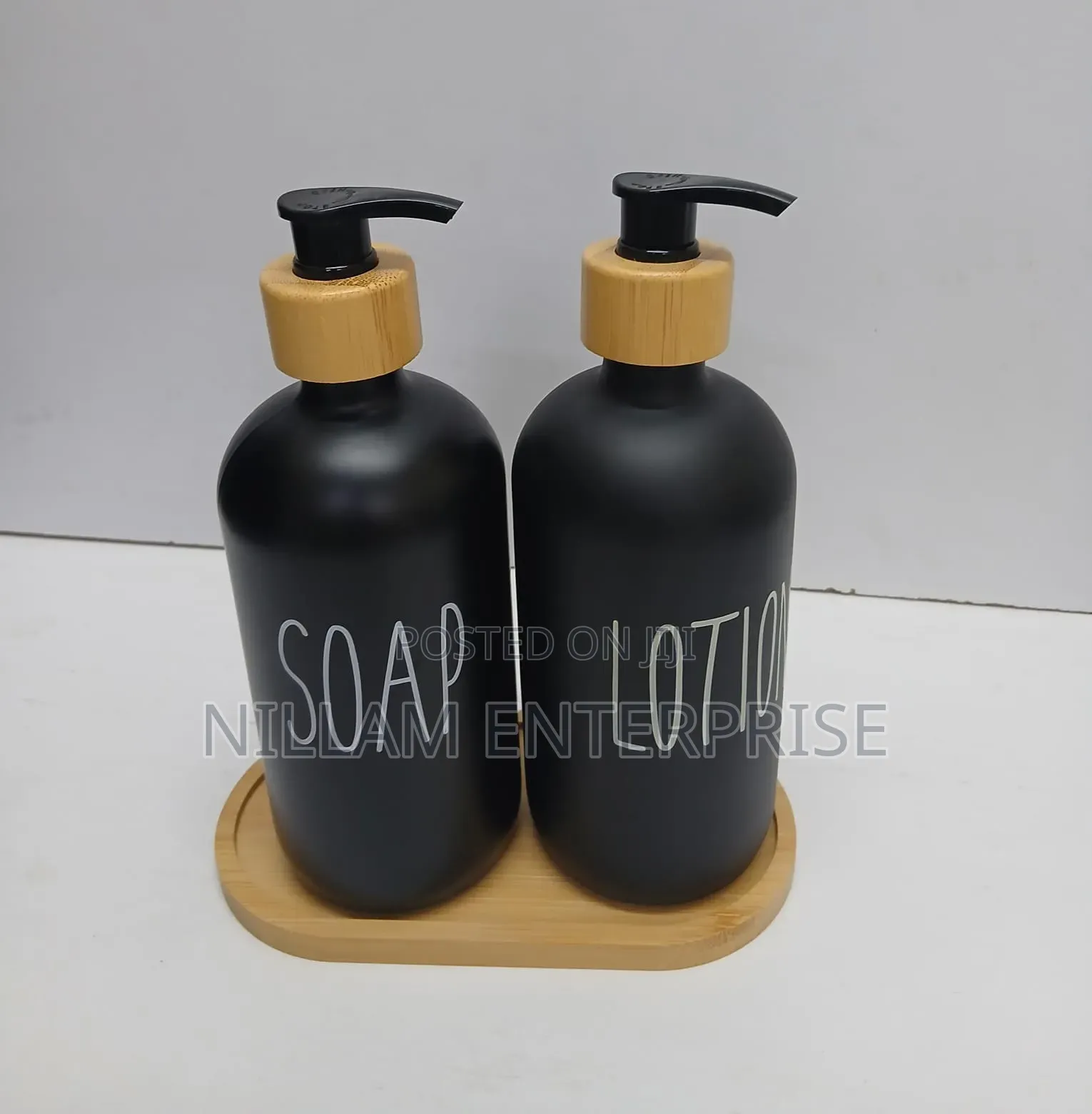 Soap and Lotion Dispenser Set With Stand*
