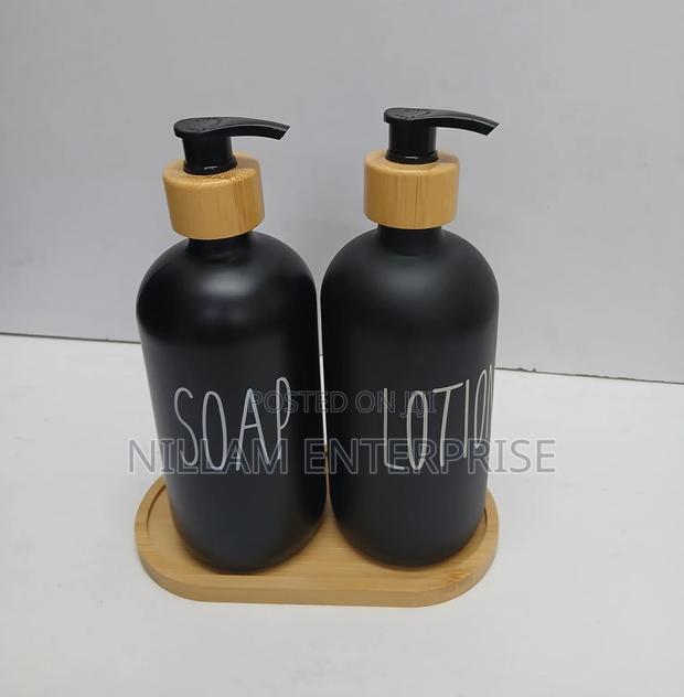 Soap and Lotion Dispenser Set With Stand* - thumbnail 2