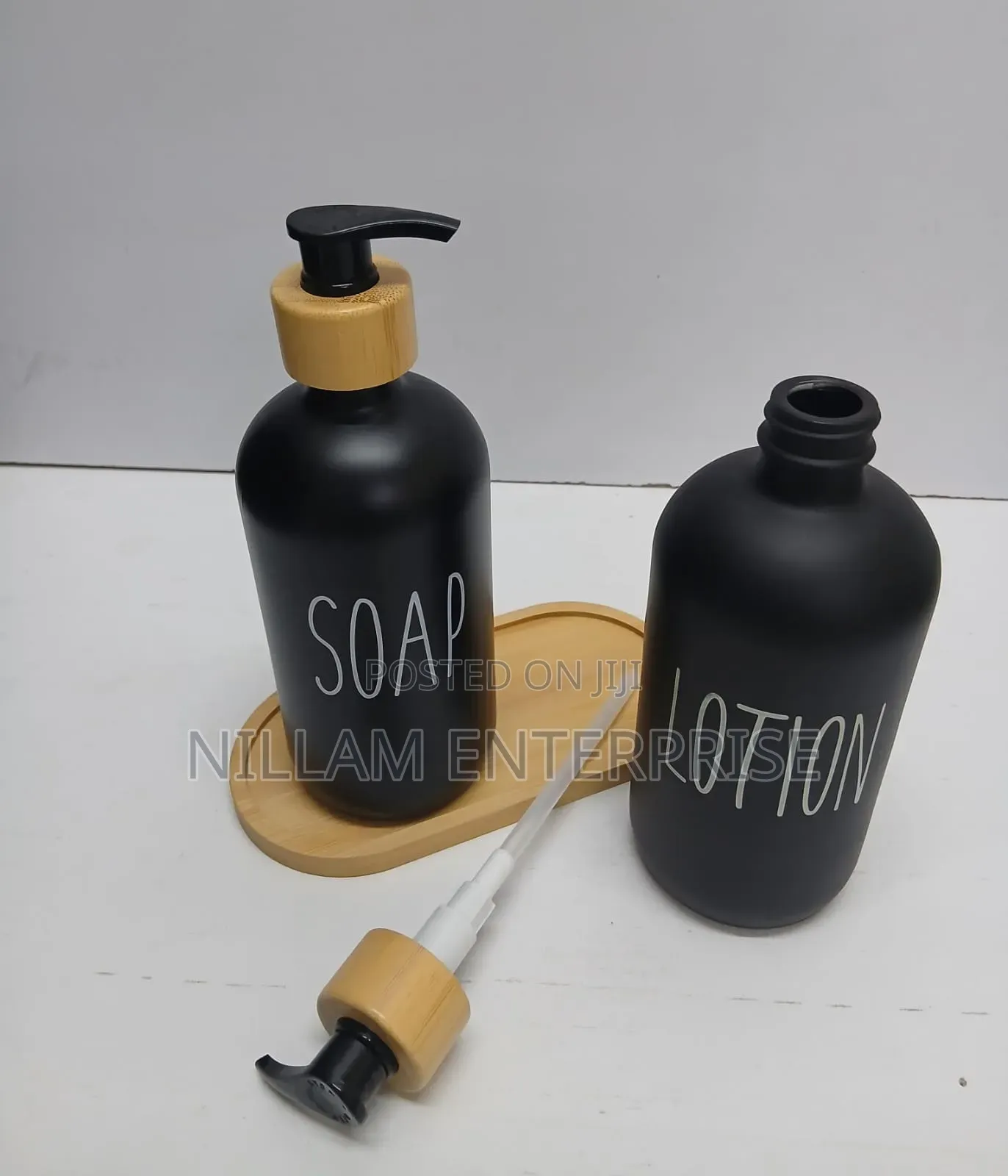 Soap and Lotion Dispenser Set With Stand*