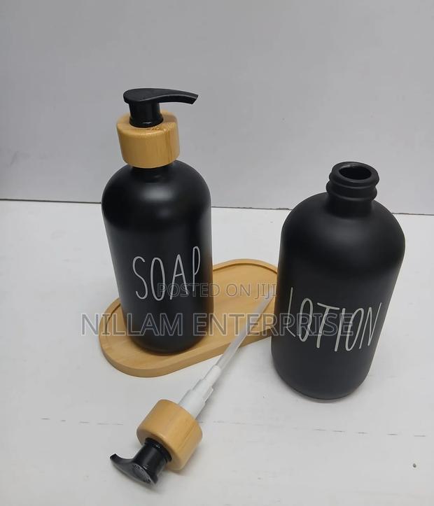 Soap and Lotion Dispenser Set With Stand* - thumbnail 3