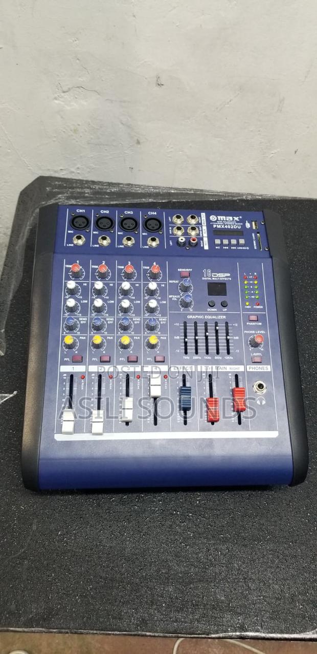 PMX402DU OMAX 4 Channel Mixer
