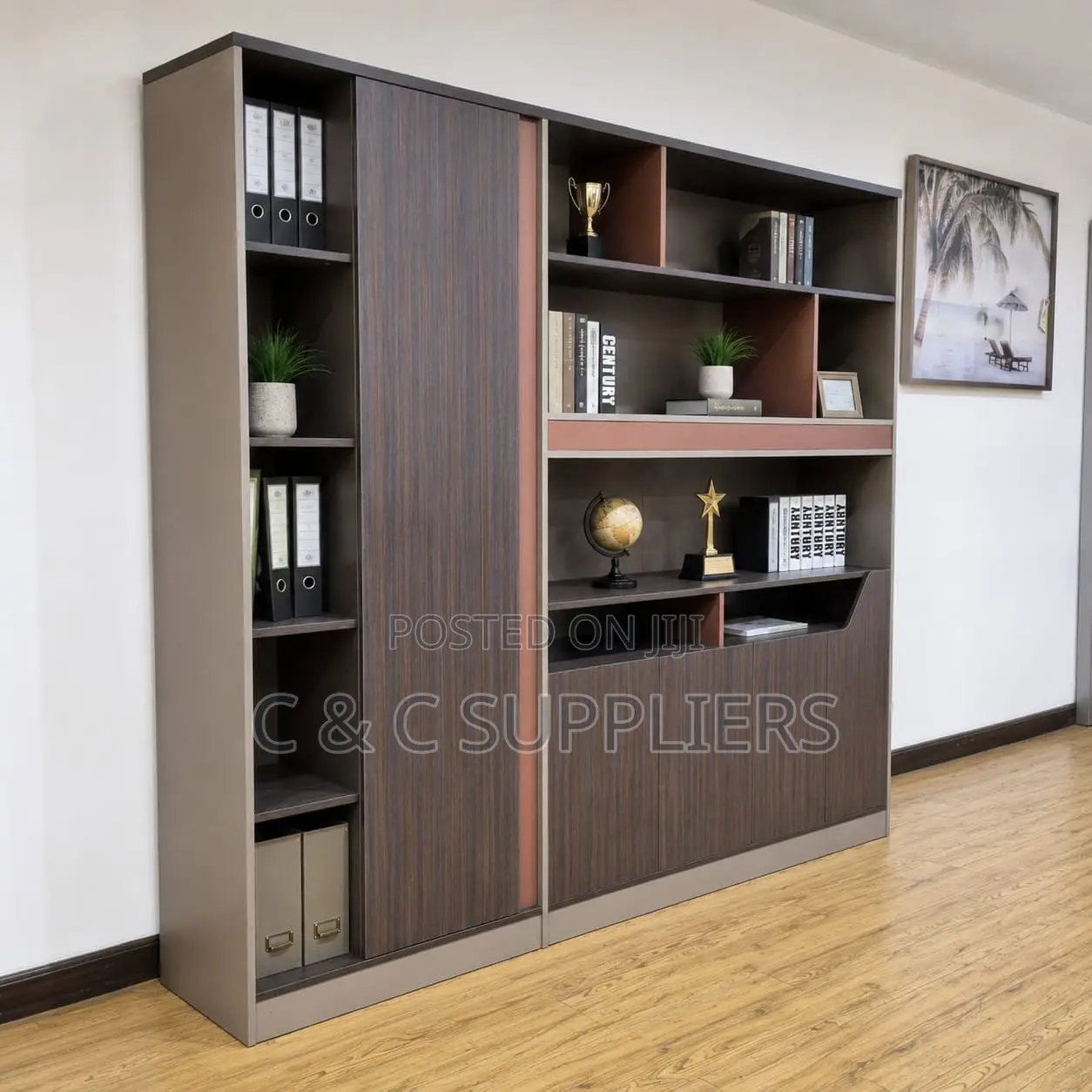 Display Wall Unit Cabinet