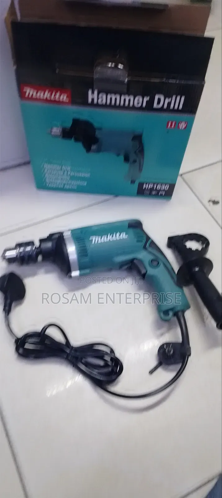 Makita HP1630-style Hammer Drill.