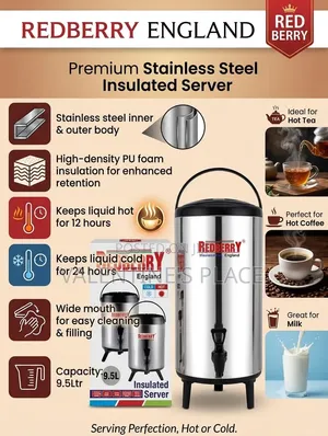 Redberry 9.5ltrs T-Urn, *Redberry 9.5ltrs T-Urn