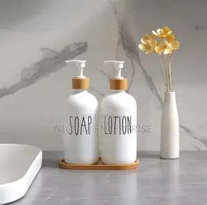 Soap and Lotion Dispenser Set With Stand*