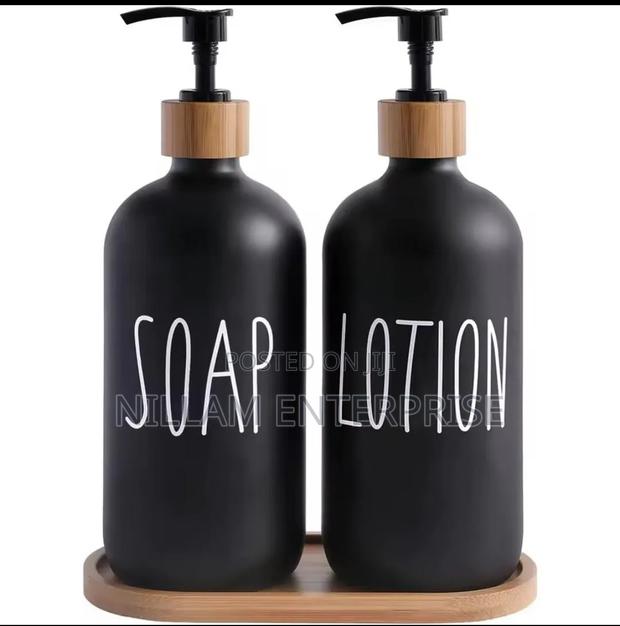 Soap and Lotion Dispenser Set With Stand* - thumbnail 5