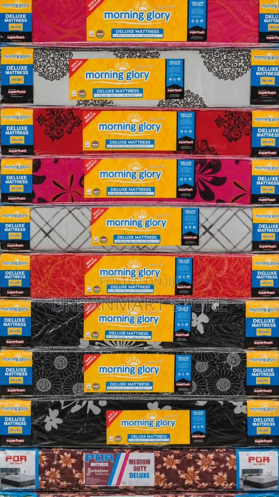 Morning Glory Mattress 3.5 ×6 6 Inch Plain Superfoam, Price Drop