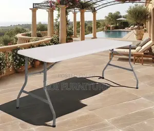 Home Tables; Foldable White Home and Outdoor Gatherings Table