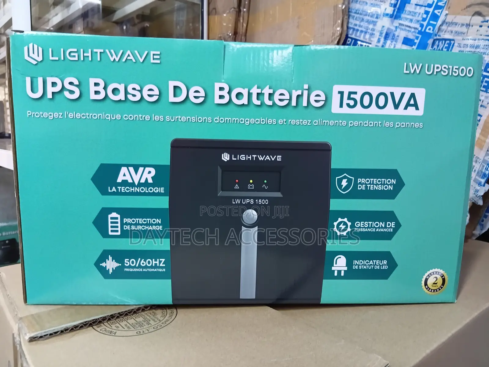 Lightwave LW UPS 1500VA Offline/Standby Uninterruptible Power Supply