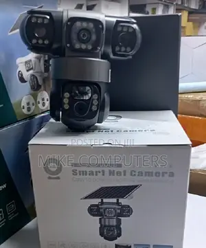 Surveillance Outdoor V380 Pro 12MP 4g Solar Triple