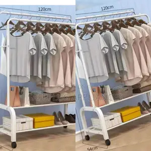 Double Hanging Clothes Rack – Strong Spacious Storage