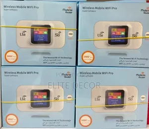 Portable 4g/5g LTE MiFi Router – 3000mAh Battery, SIM Card Slot