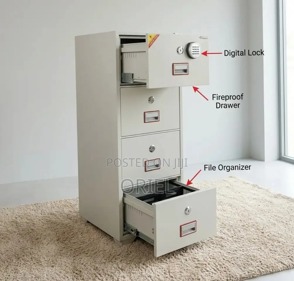 Office Safe : 255KG 4-Drawer Digital Diplomat Safe