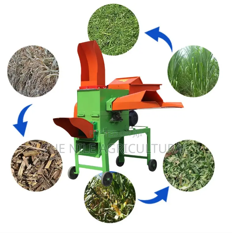 Corn Stalk Crusher Silage Feed Cutter Machine
