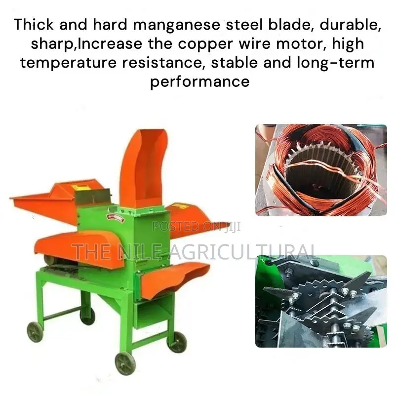 Easy Operate Feed Straw Silage Chaff Cutter Chopper Machine in Kenya