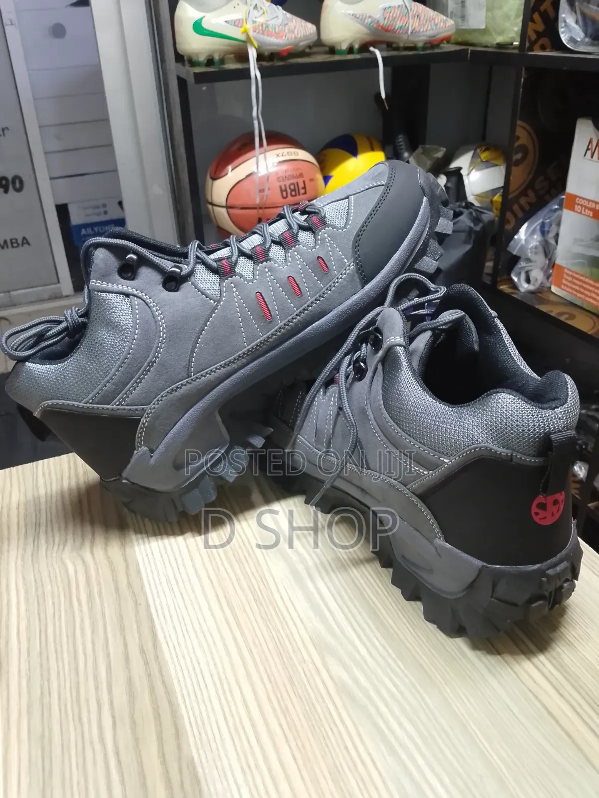 Gray SkyView Hiking Boots