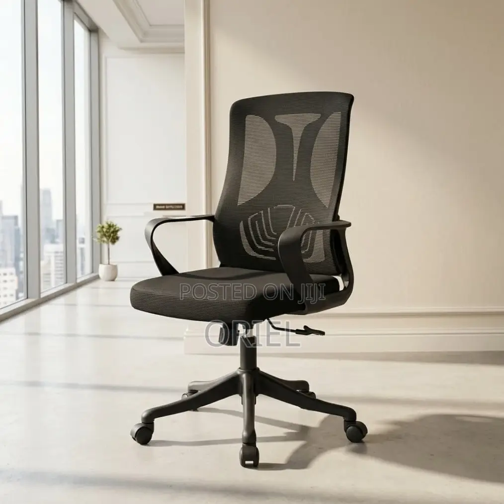 Office Chair : Breathable Mesh Office Mid-Back Chair