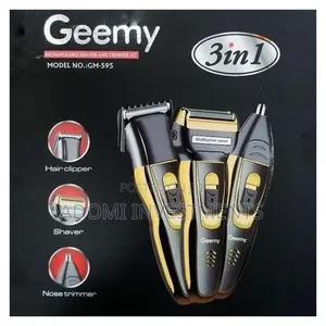 Geemy GM-595 Is a 3-in-1 Rechargeable Grooming Kit