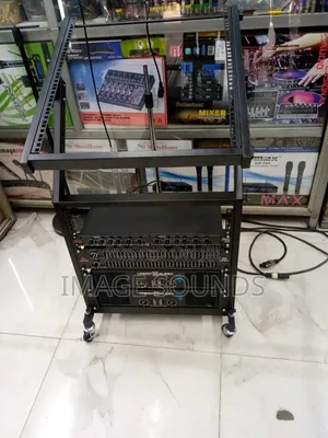 Complete Professional Sound System Rack 2×Crest CA9 Amplifiers + DBX