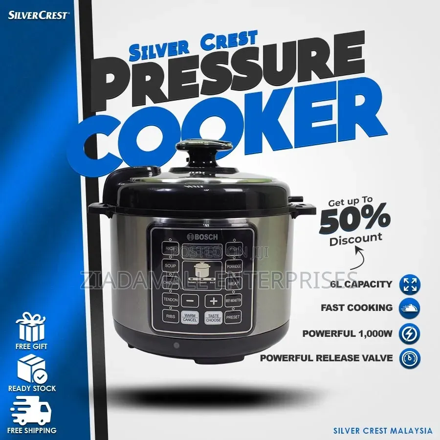 Home Use. 6L Pressure Cooker. On Offer