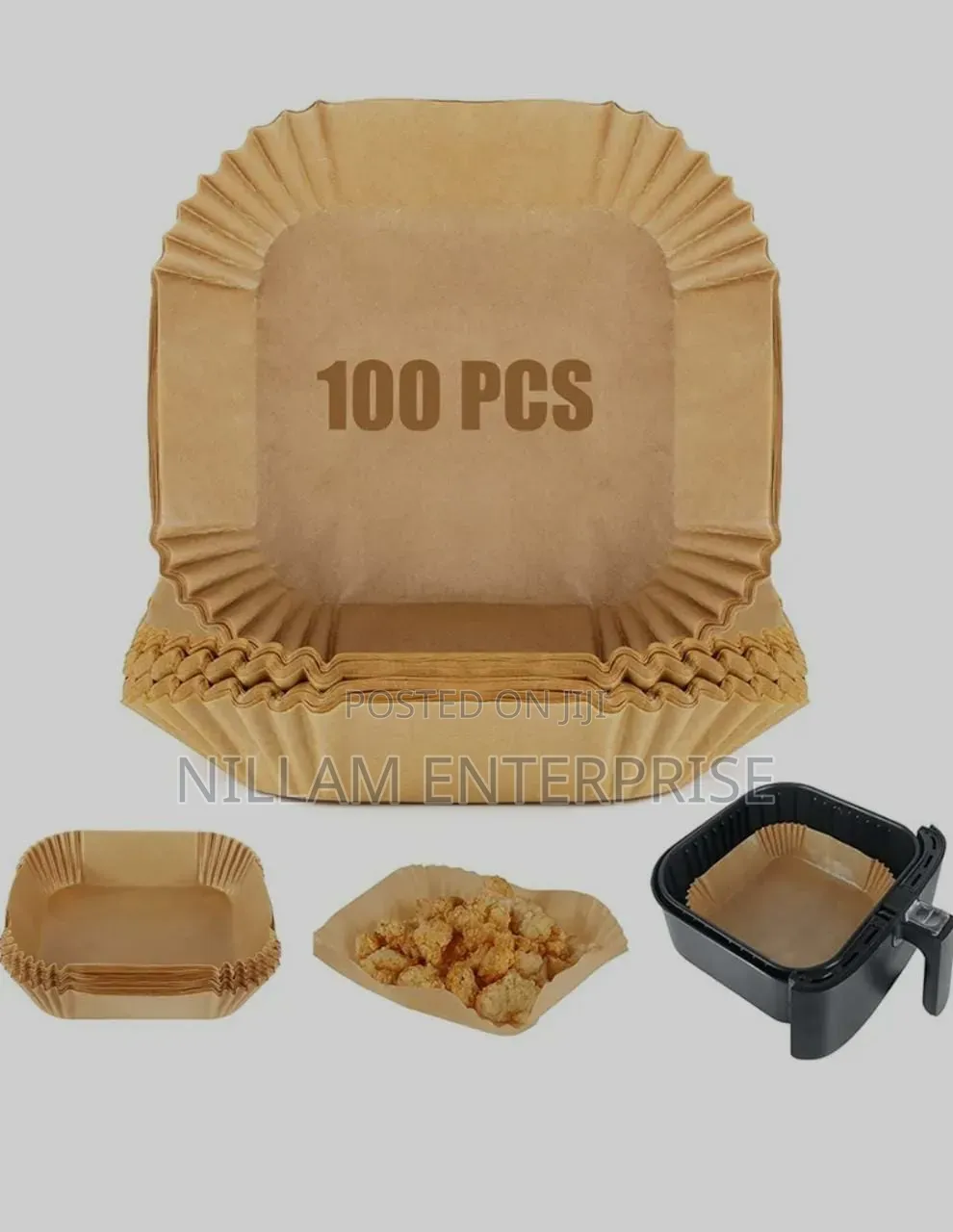 100pcs Disposable Air Frier Liners