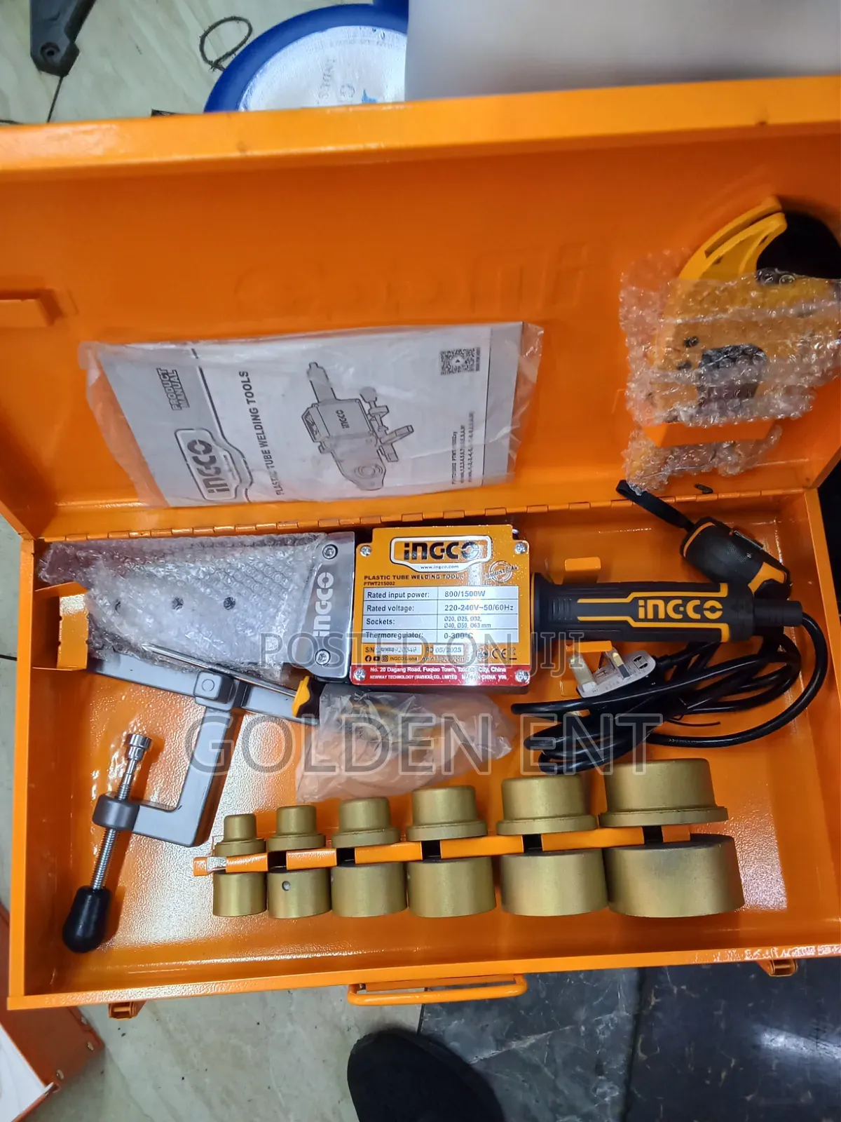 Ingco Plastic Tube Welding Tool/1500w Ingco PPR Machine