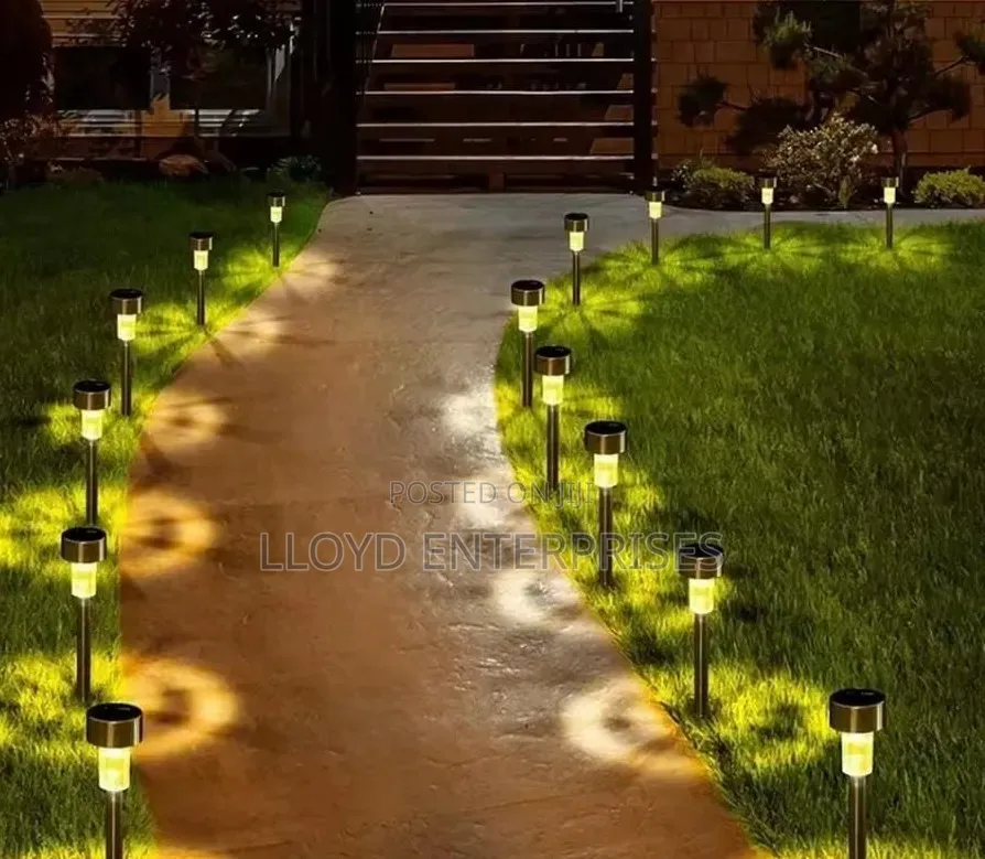 10 PCS Pathway Outdoor Solar Light