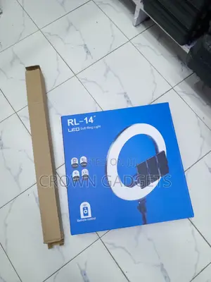 14 Inch RL-14 Ring Light With Phone Holder Tripod Stand