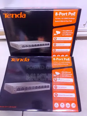 Tenda Tef110p-8-63w 8 Port Poe Switch