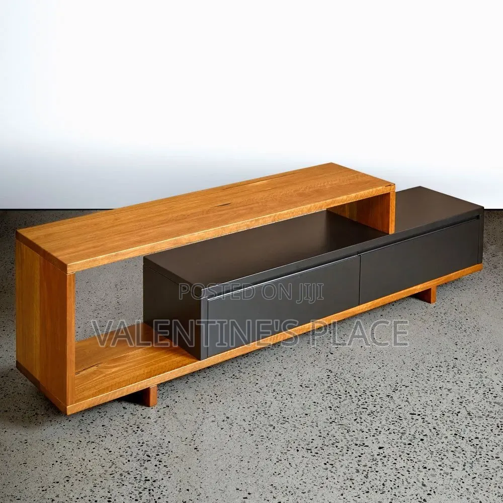 Premium Wood 5ft TV Stand With Storage Drawers