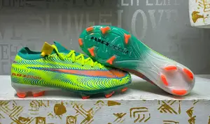 Neon Orange Volt/ Pink Nike Cleats Size 40-45