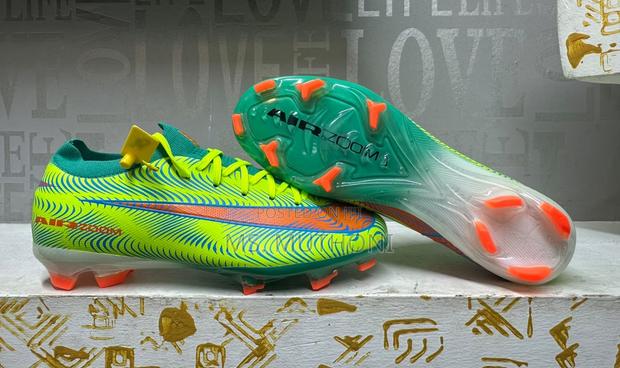 Neon Orange Volt/ Pink Nike Cleats Size 40-45 - main view