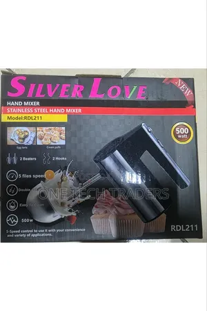 Hand Mixer- Silver Love 500w