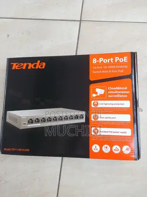 Tenda Tef1110p-8-63w 10-Port 10/100m Desktop Switch