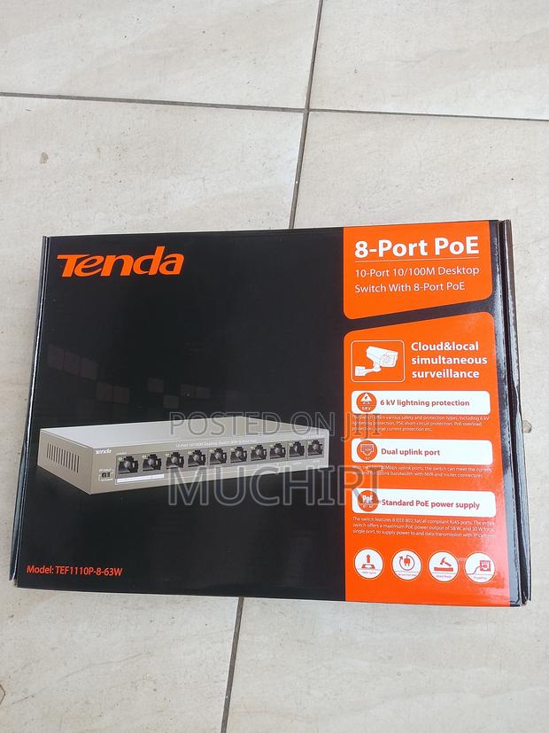 8 Port POE Switch - main view