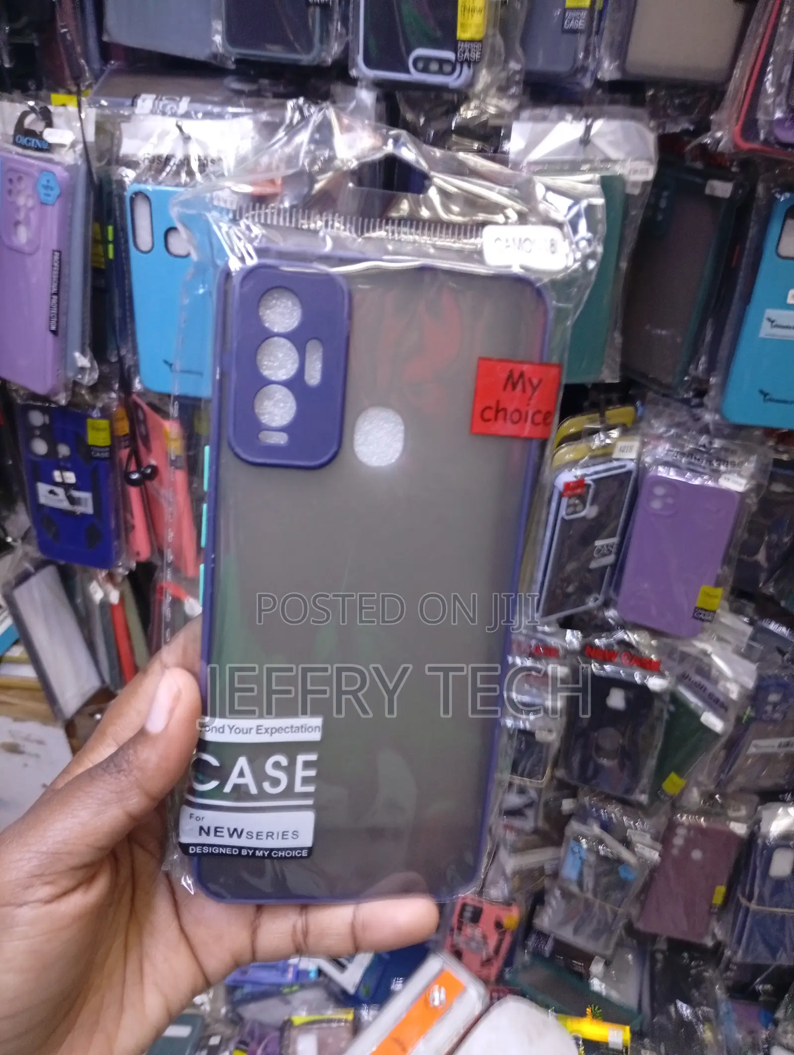 My Choice" Shockproof Phone Case Designed for Tecno Smartphone Models