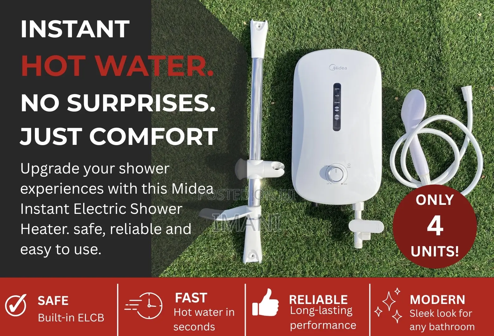 Midea Instant Electric Shower Heater