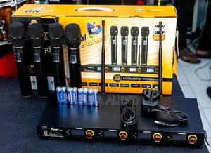 BNK X75 4-in-1 Digital Wireless Mic Set – Perfect for Churches Stage