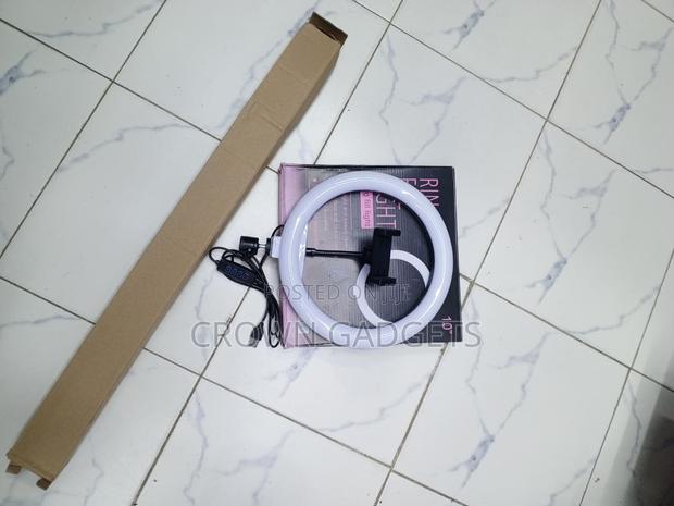 10" LED Ring Light Kit USB Powered With Phone Holder Stand