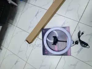 10" LED Ring Light With Stand, Phone Holder USB Control