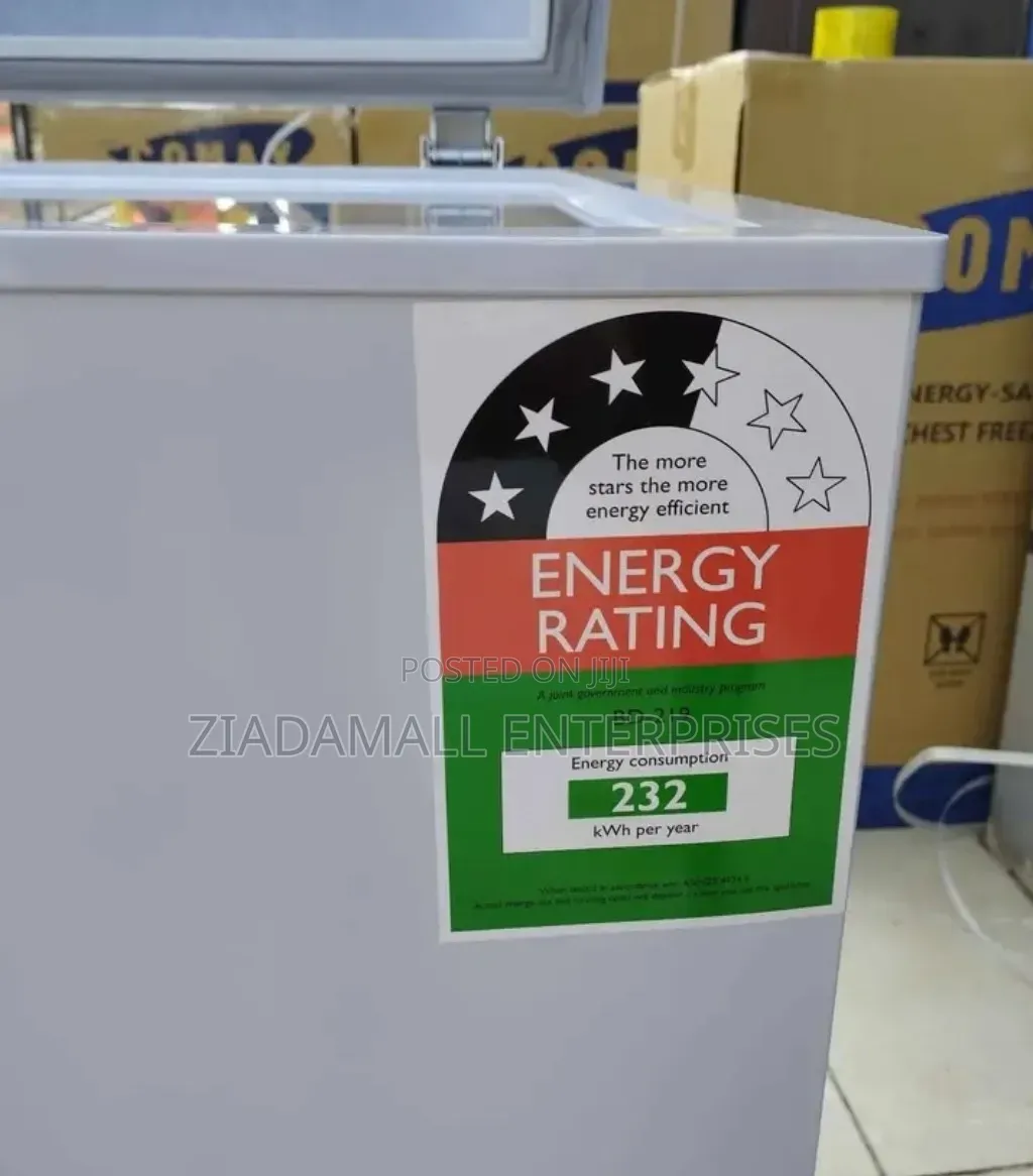 Demarcated New Ecomax 219 Freezer. Glass Cover