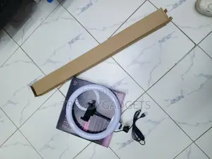 Portable 10" LED Ring Fill Light With Adjustable Phone Mount