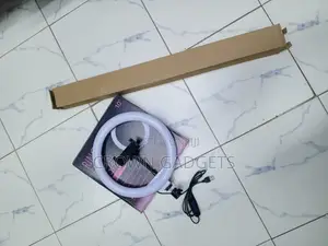 Portable 10" LED Ring Fill Light With Adjustable Phone Mount