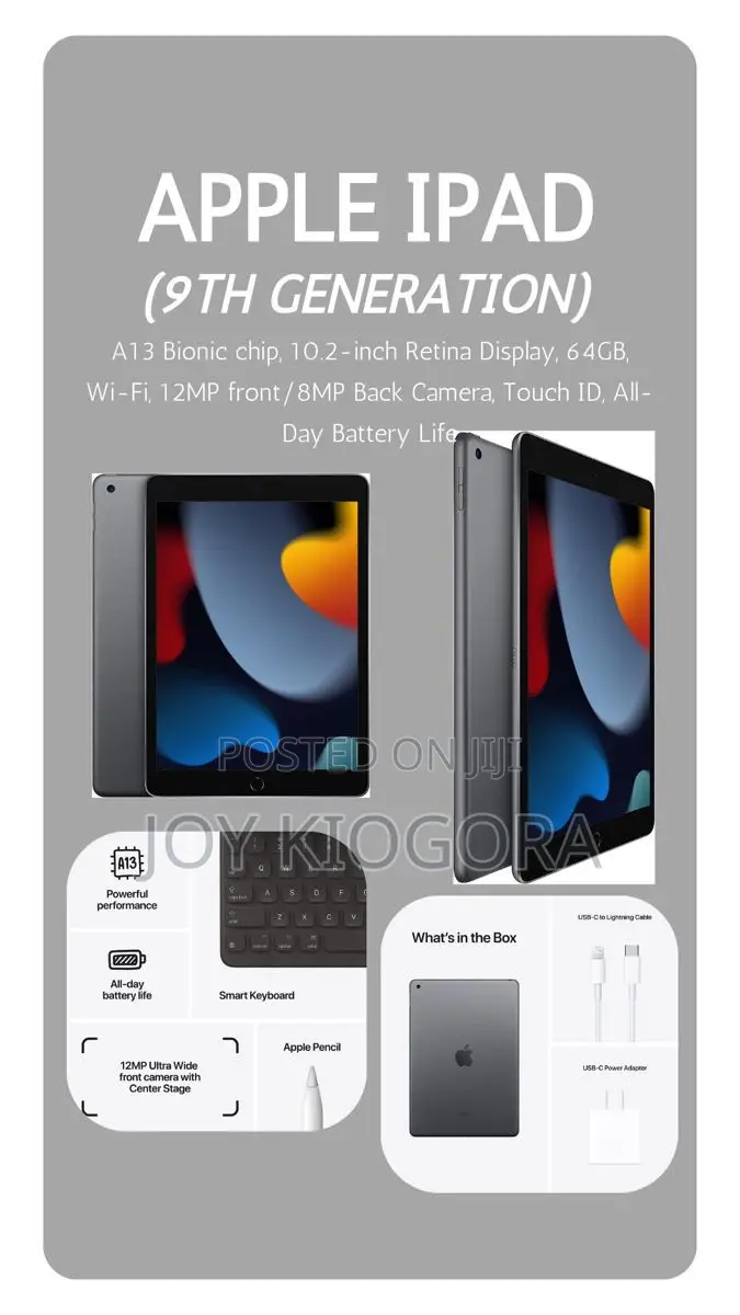 Apple iPad 10.2 (2021) 64 GB Gray