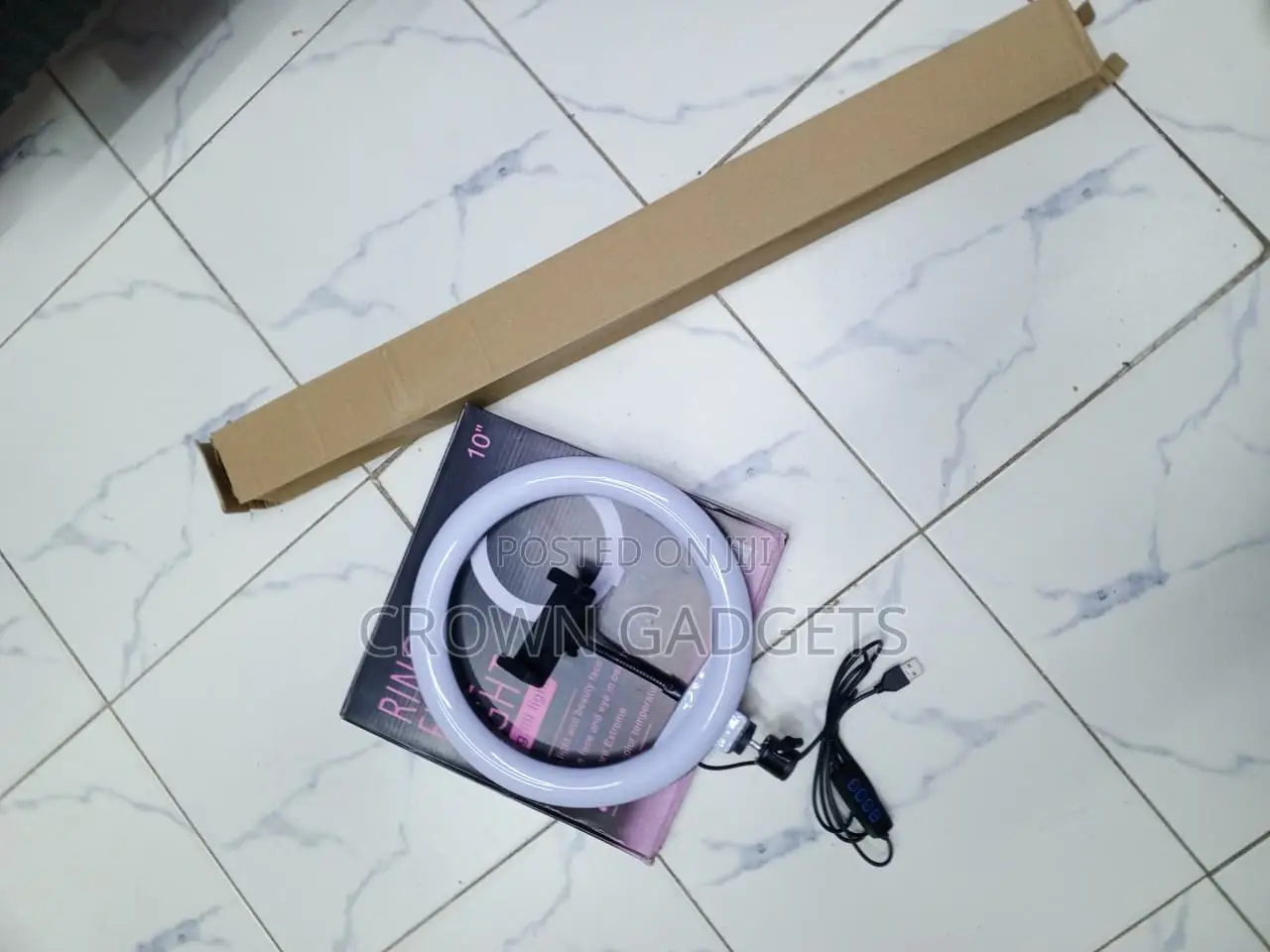 10" Professional LED Ring Light for Makeup Live Streaming