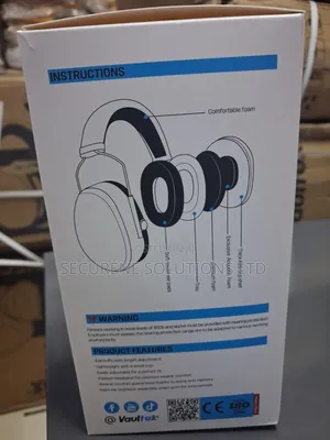 Vaultex Professional Hearing Protection Earmuff (SNR 30 dB Rating)