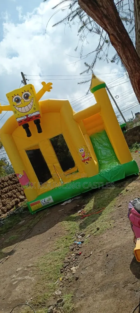 Spongy Bob Bouncy Castles for Hire