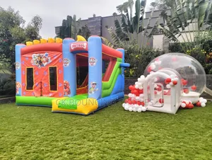 Pawpatrol Castle Plus Bubble House Package Deal for Hire